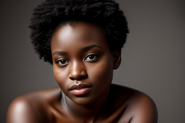What is the description of dark skin tone?
