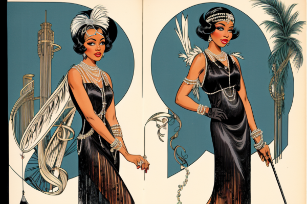 What was the fashion trend for black women in 1920?